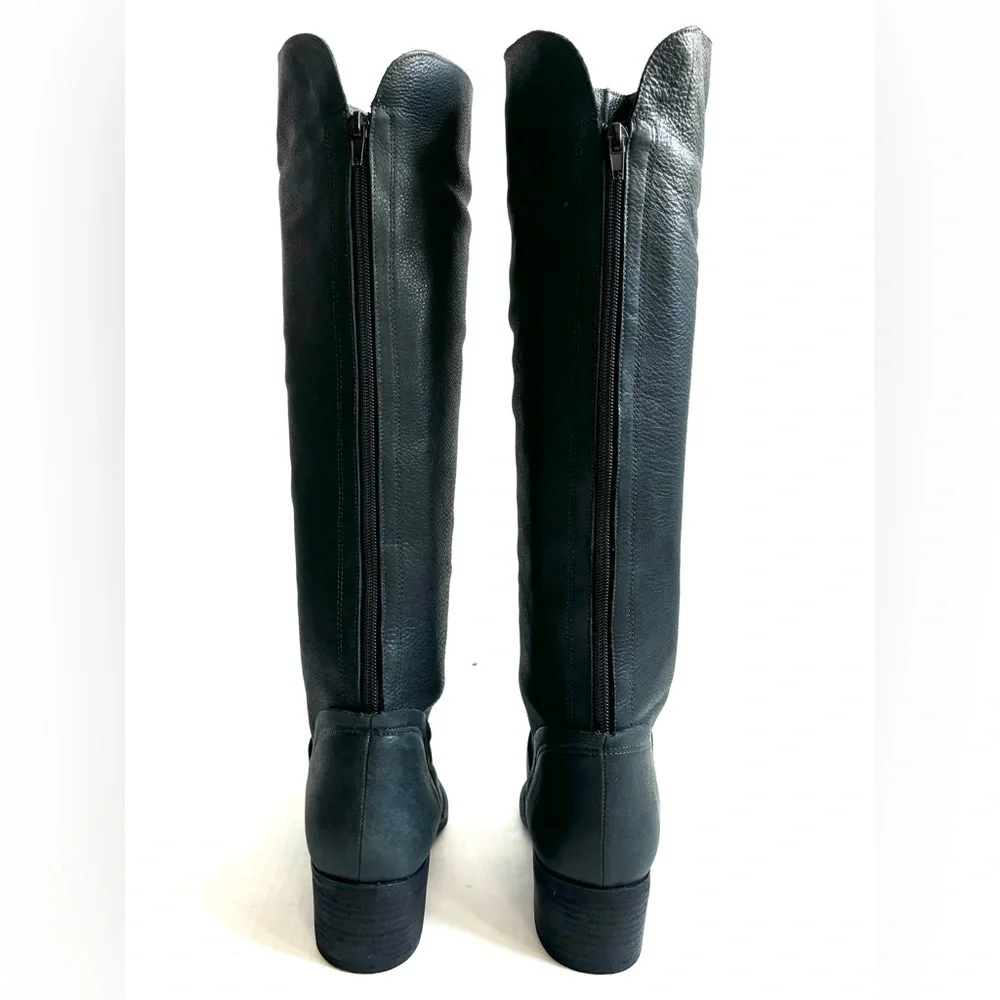 Matisse Lonestar Knee High Leather Riding Boots Black Size 7.5